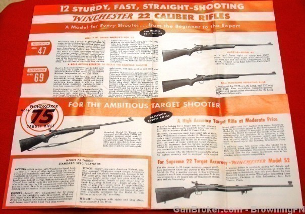 Orig Winchester Flyer 22 Cal Sporting & Target-img-2