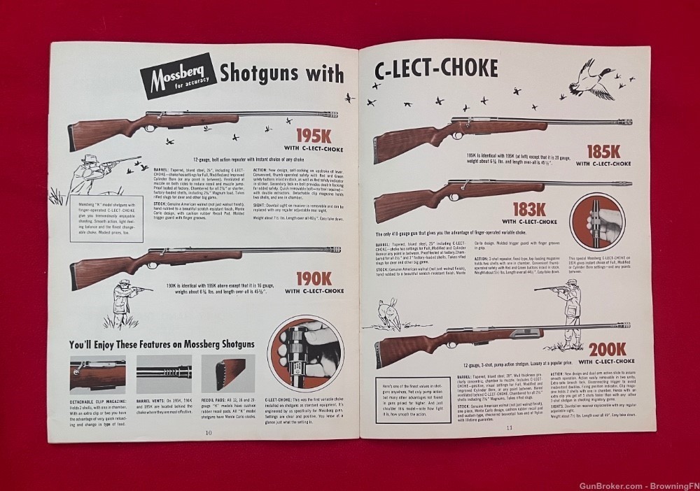 Original 1960s Mossberg Catalog All Models Offered for That Year Listed!-img-3