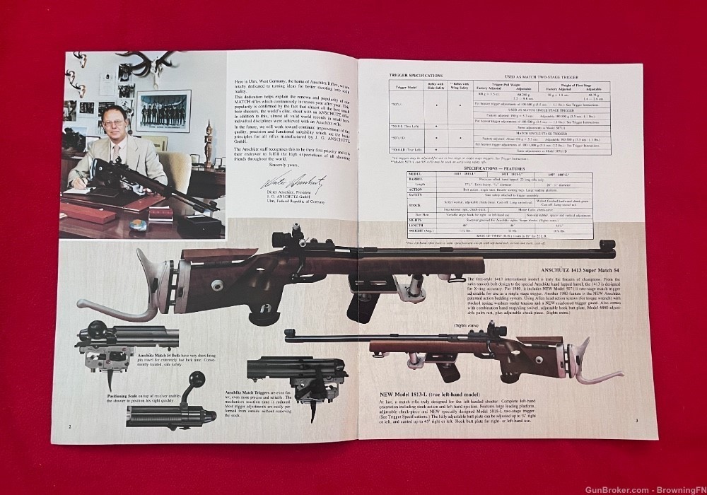 Vintage 1981 Savage Anschutz Target Rifle Catalog All Models Pictured-img-1