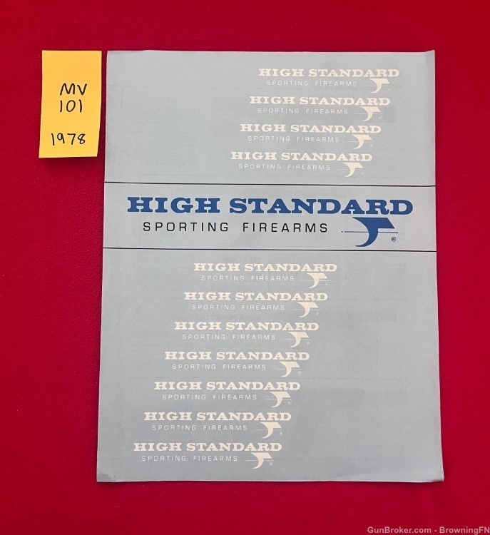 Vintage 1978 High Standard Catalog All Models Pictured-img-0