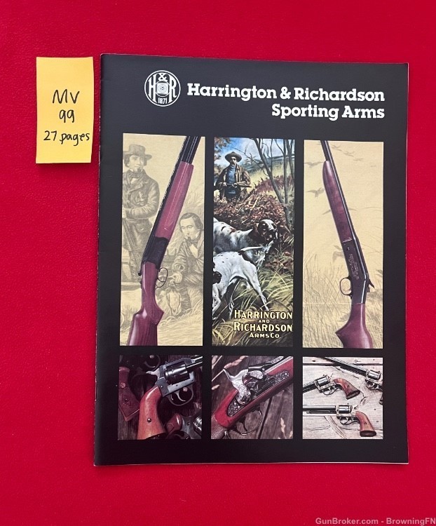 Vintage Harrington & Richardson Catalog All Models Pictured-img-0
