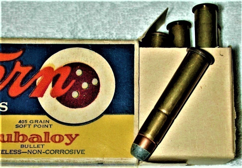  Rare Prewar Western Bullseye Box .45-70 Winchester Model 83 86 87 etc.-img-0