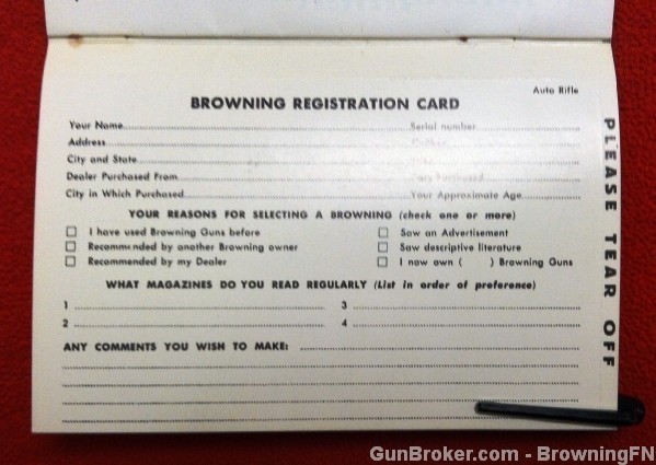 Orig Browning Automatic BAR Rifle Owners Instruction Manual-img-2