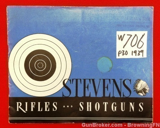 Orig Stevens 1939 Rifles and Shotguns Catalog-img-0
