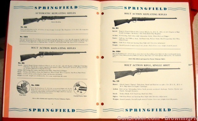 Orig Springfield 1942 Price List Rifles & Shotguns-img-5