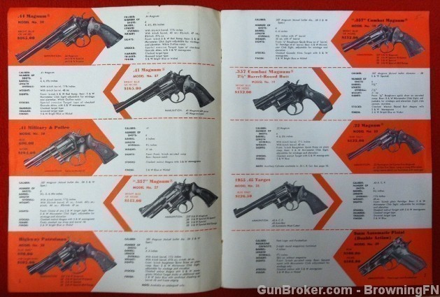 Orig S&W All Models Handgun Catalog Early 1960s??-img-1