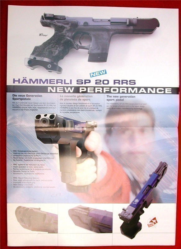 Orig Hammerli Catalog SP 20 AR 50 FP 10 AP40-img-1