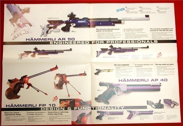 Orig Hammerli Catalog SP 20 AR 50 FP 10 AP40-img-2