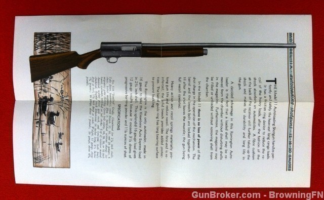 Orig Remington Model A11 Flyer-img-2