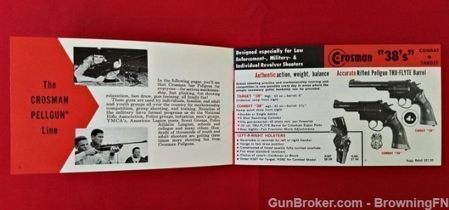 Orig Crosman Pellgun & BB Guns Flyer 1964-img-1