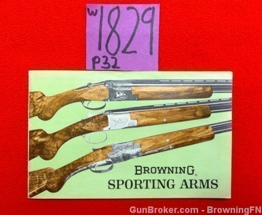 Orig Browning Sporting Arms Mini Catalog-img-0