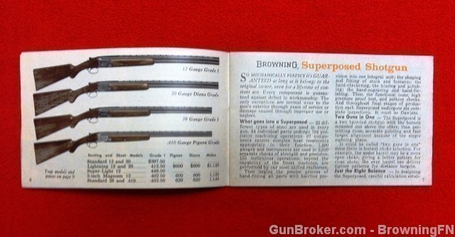 Orig Browning Sporting Arms Mini Catalog-img-1