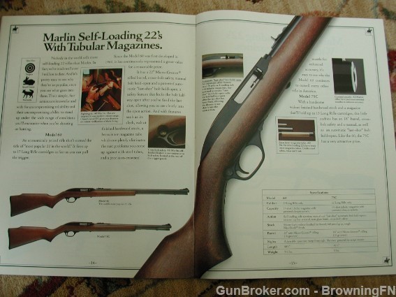 Orig Marlin 1990 Catalog Model 55 Goose Gun-img-6