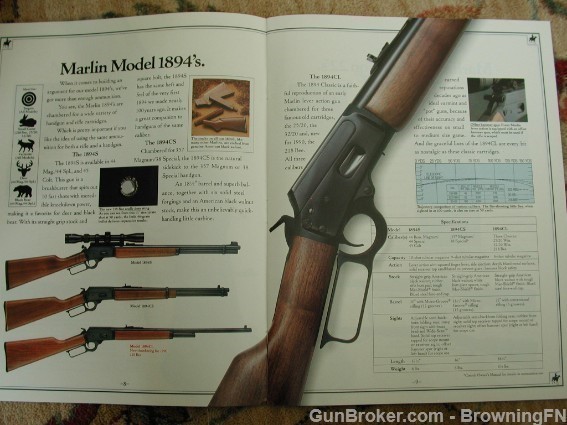 Orig Marlin 1990 Catalog Model 55 Goose Gun-img-3