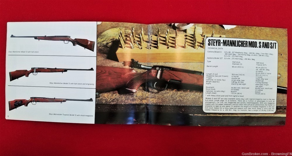 Original Steyr Firearms Mannlicher Catalog-img-3