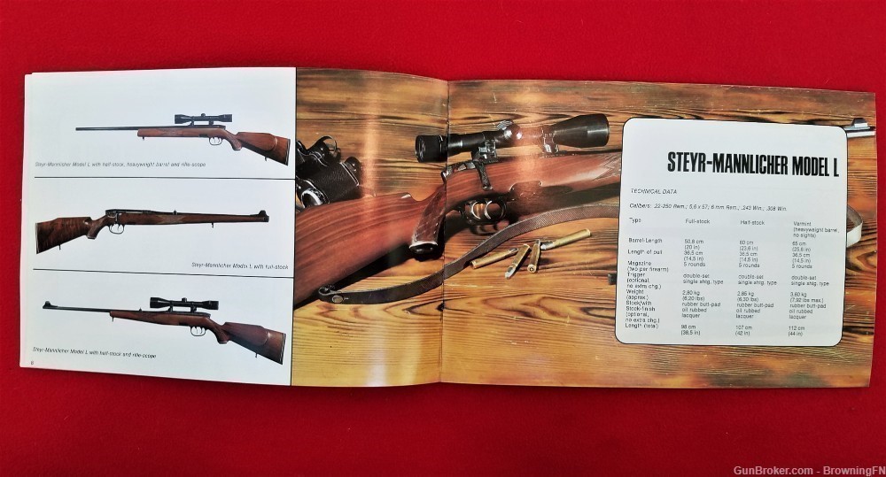 Original Steyr Firearms Mannlicher Catalog-img-2