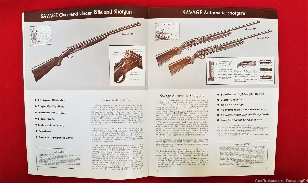 Original Savage Stevens Fox Shotguns & Rifles Catalog 1953-img-2