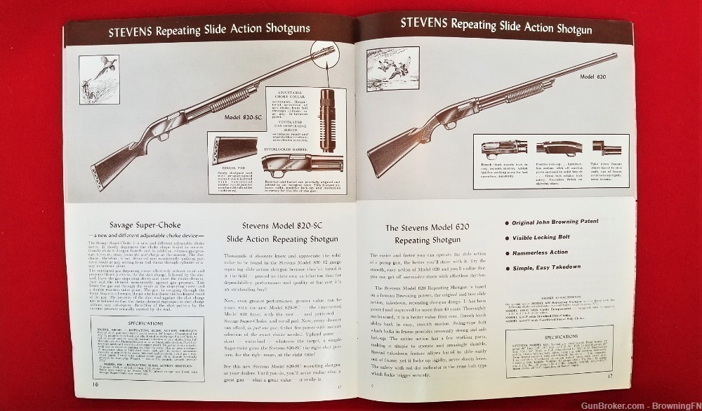 Original Savage Stevens Fox Shotguns & Rifles Catalog 1953-img-4