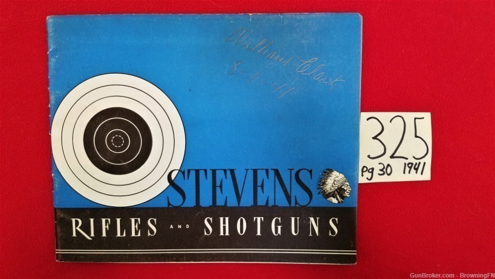 Original Stevens Rifles & Shotguns Catalog 1941-img-0