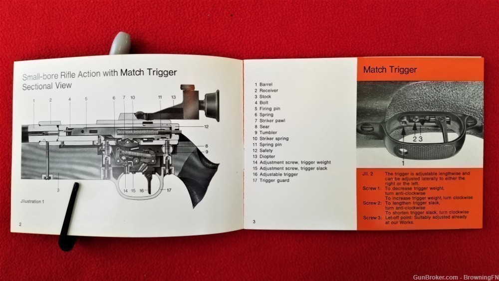 Original Walther Model KK Owners Instruction Manual 1979-img-1