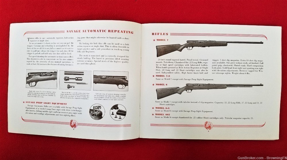 Original Savage Sporting Arms and Ammunition Catalog 1942-img-2