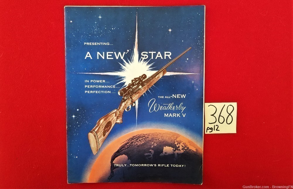 Original Weatherby Mark V A New Star Introduction Flyer & Price List-img-0