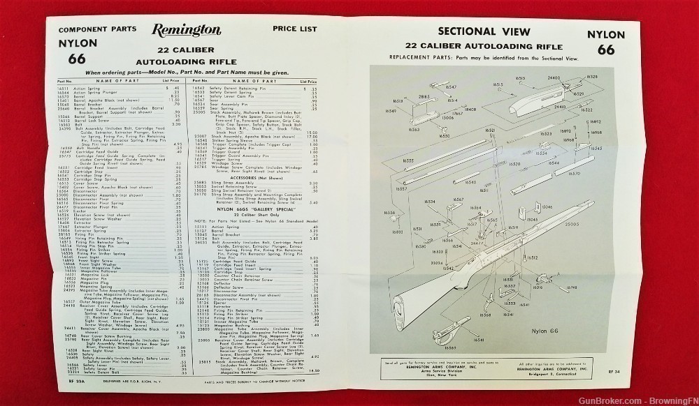Original Remington Model 700 Owners Instruction Manual & Parts Price List-img-3