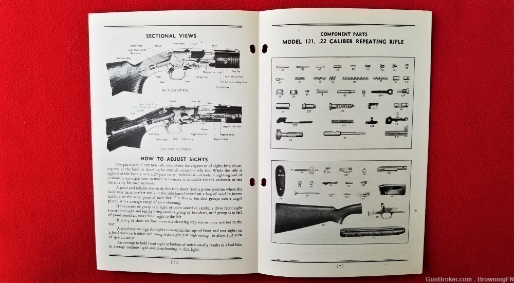 Original Remington Model 121 Fieldmaster Owners Instruction Manual 1946-img-1