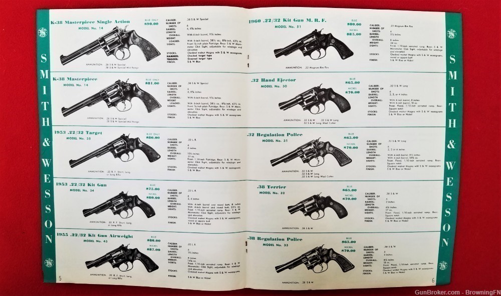 Original S&W Smith & Wesson Catalog 1964-img-2