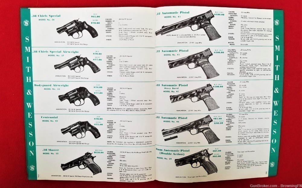 Original S&W Smith & Wesson Catalog 1964-img-3