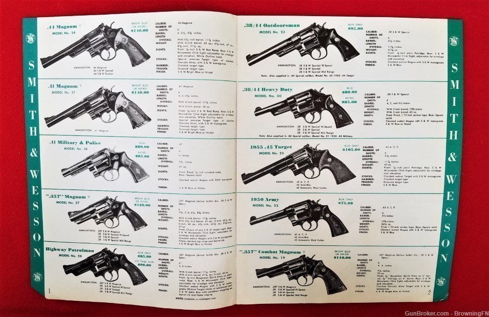 Original S&W Smith & Wesson Catalog 1964-img-1