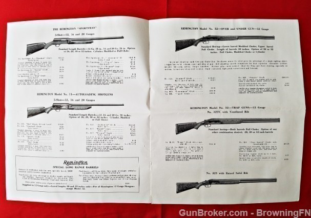 Orig Remington Retail Price List 1933-img-1