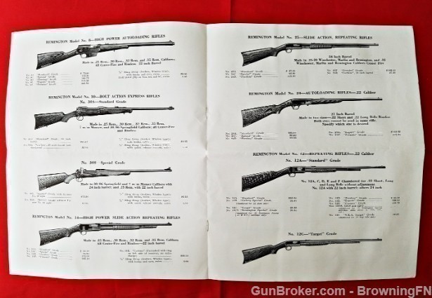 Orig Remington Retail Price List 1933-img-2