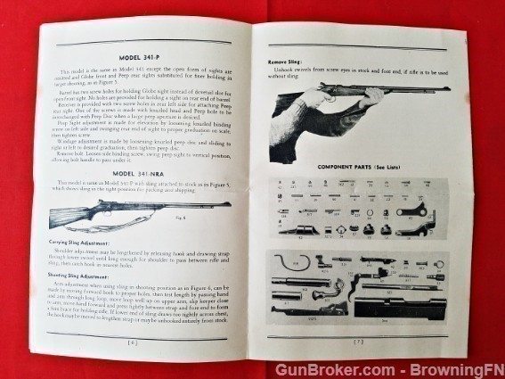 Orig Remington Model 341 Sportmaster Owners Manual-img-1