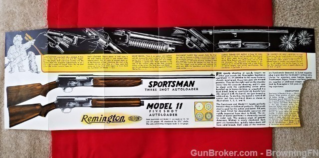 Orig Remington Model 11 Sportsman Owners Manual-img-1