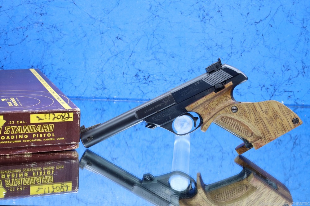 HIGH STANDARD 104 SUPERMATIC CITATION 22LR WITH BOX C&R ELIGIBLE-img-57