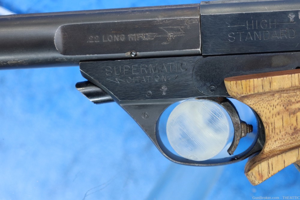HIGH STANDARD 104 SUPERMATIC CITATION 22LR WITH BOX C&R ELIGIBLE-img-5
