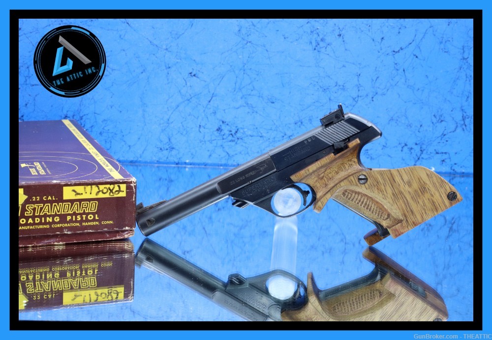 HIGH STANDARD 104 SUPERMATIC CITATION 22LR WITH BOX C&R ELIGIBLE-img-0