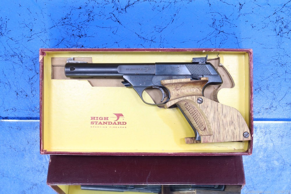 HIGH STANDARD 104 SUPERMATIC CITATION 22LR WITH BOX C&R ELIGIBLE-img-56