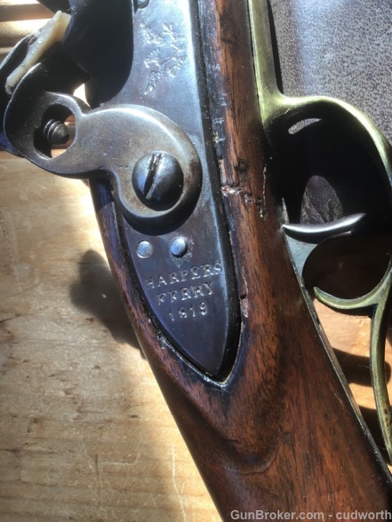 Type 2 Model 1803 Harpers Ferry Rifle dated 1819-img-11