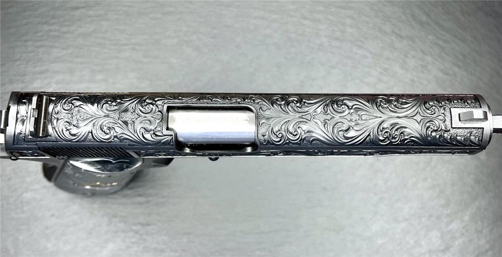 Colt 1911 Custom Engraved Regal AA by Altamont Blued .38 Super-img-13