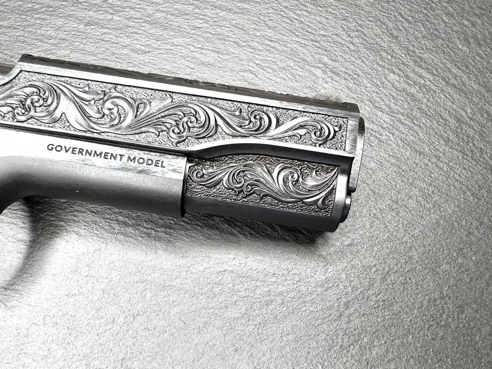 Colt 1911 Custom Engraved Regal AA by Altamont Blued .38 Super-img-10