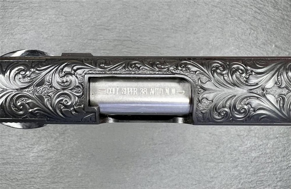 Colt 1911 Custom Engraved Regal AA by Altamont Blued .38 Super-img-14
