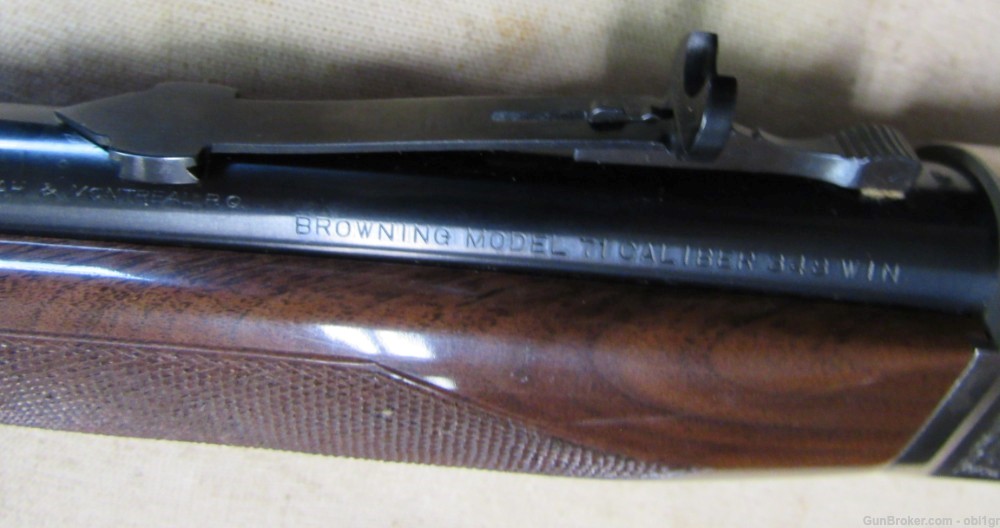 MINT IN BOX Browning 71 Carbine Lmd. Ed. .348 Win High Grade s# 50 .01 NR-img-12