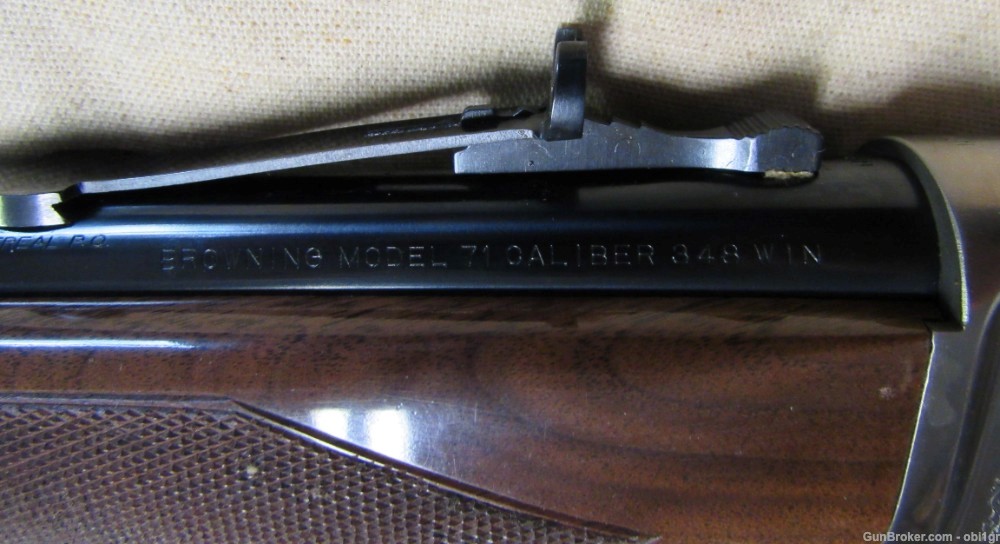 MINT IN BOX Browning 71 Carbine Lmd. Ed. .348 Win High Grade s# 50 .01 NR-img-13