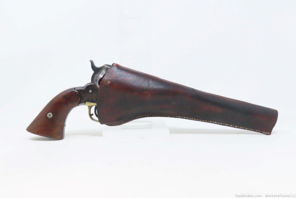 CIVIL WAR Antique .44 Percussion U.S. REMINGTON “New Model” ARMY w/HOLSTER -img-1