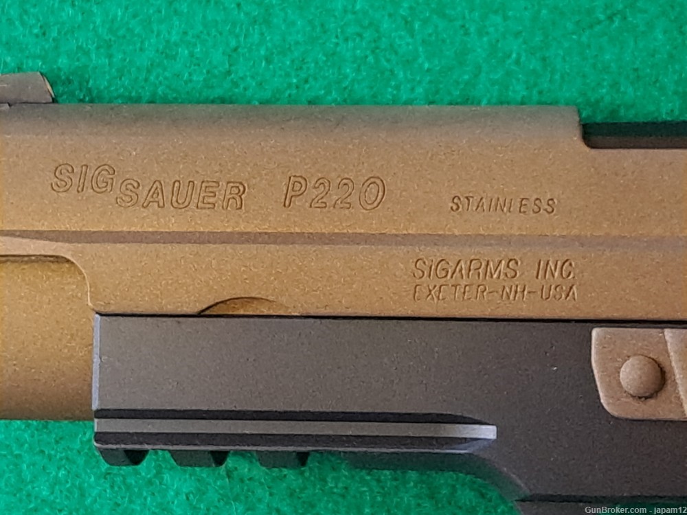 Sig Sauer P220 combat Elite 45acp FDE finish made in Germany-img-2