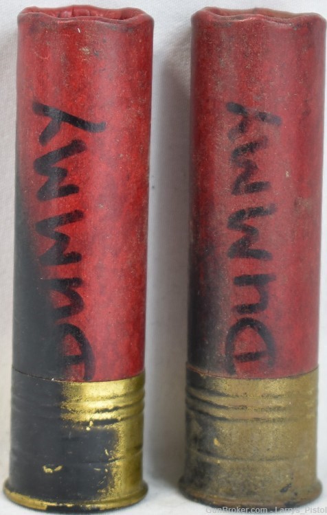 2 RDS Factory Loaded Dummy Winchester 10 Gauge Paper Shotgun Shells-img-0