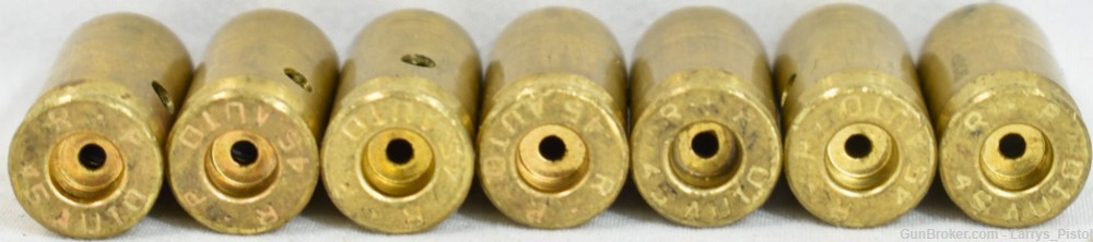 7 RDS Factory Loaded Dummy Ball Remington .45 ACP Cartridges-img-1