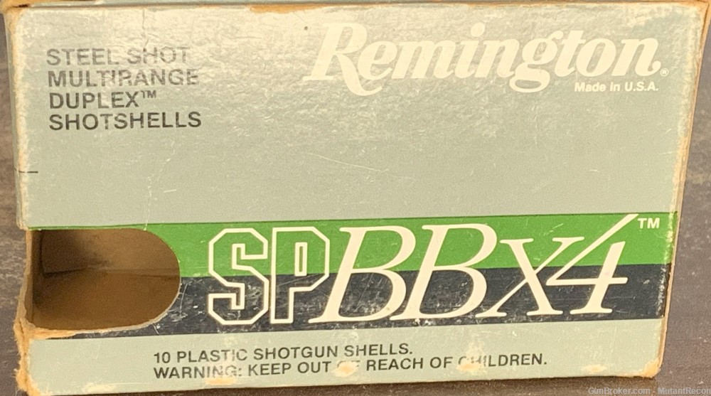 Remington 12ga SPBBx4, Multirange Duplex BBx4 steel shot 3 in, 10rds.-img-4
